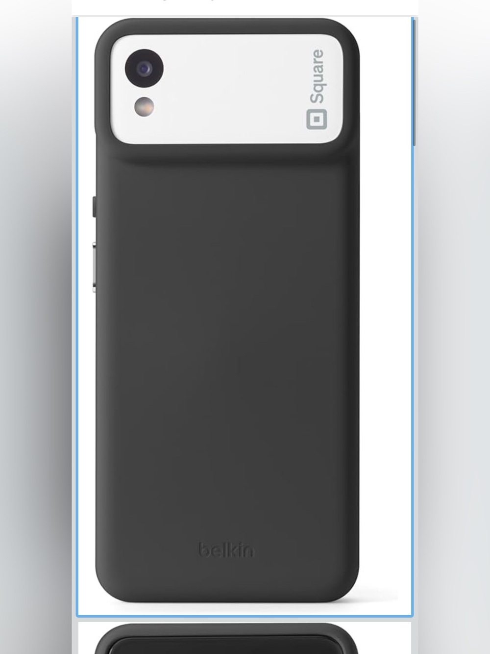 Belkin SheerForce Case - for Square Handheld - Carbon Black iPhone 16 plus